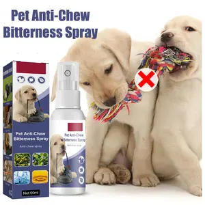 Yegbong Bitter Anti-Chew Spray for Pets — Prevents Dogs from Chewing Table & Chair Legs and Scratching Sofas