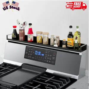 4X Strong Magnetic Stove Top Shelf, Adjustable 15-30 Inches