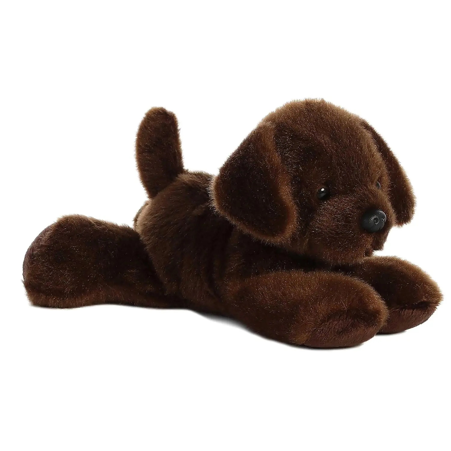 Aurora® Adorable Mini Flopsie™ Lil' Lucky™ Stuffed Animal - Mini Companions Ready for Playful Adventures - for Kids All Ages, Toddlers, Adults, and Families - Brown 8 Inches