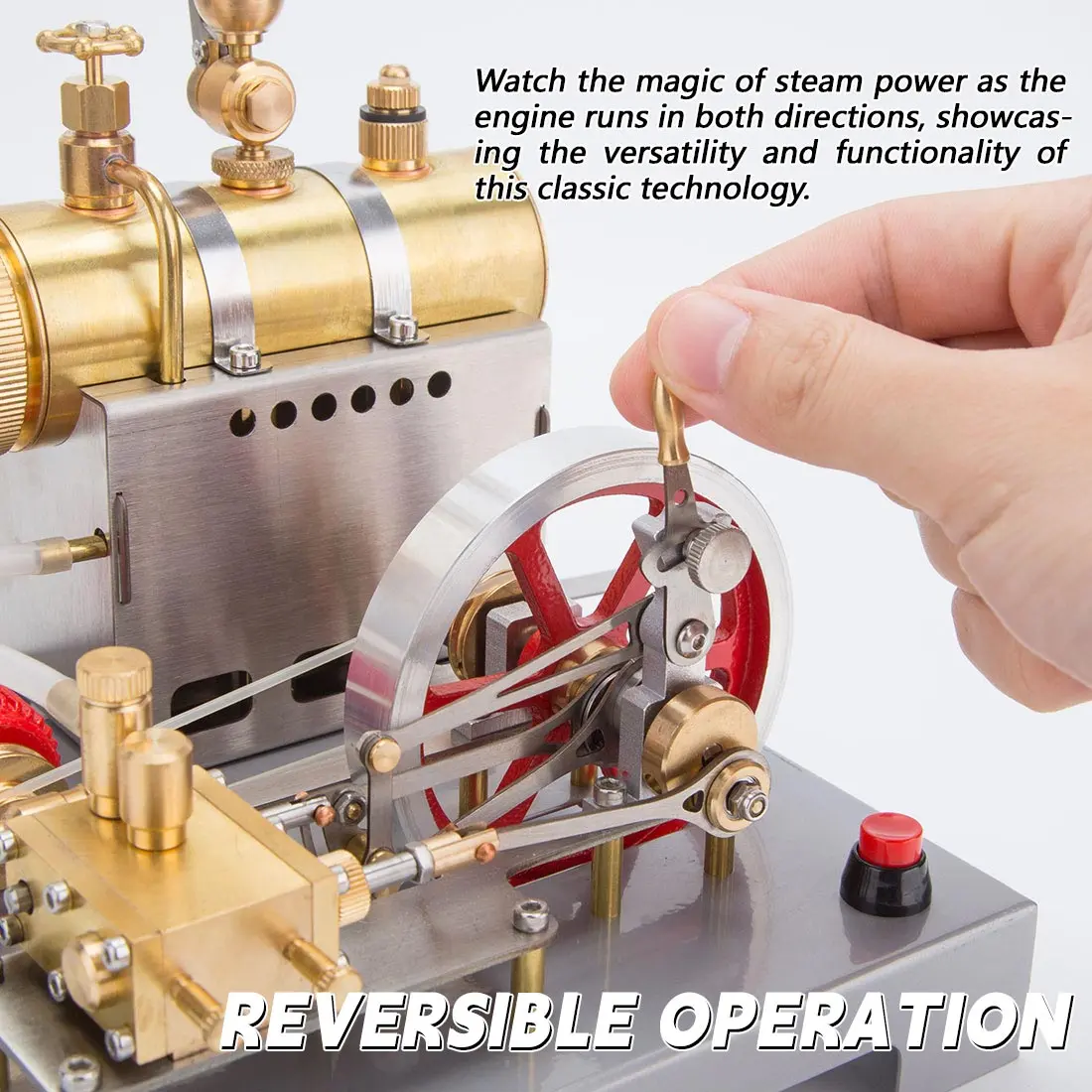 EngineDIY Steam Engine Model That Works with Generator and Street Lamp ...