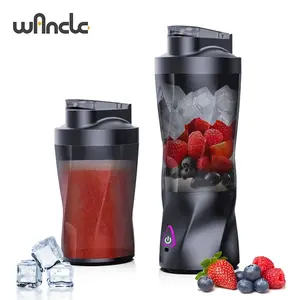 Electric Portable Juicer Fresh Fruit Mixer 700ML Multifunctional USB Rechargeable Shakes Smoothie Blender Outdoor Mixing Cup KIRAINAFLY