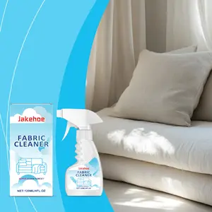 120ml Fabric Cleaner,  1 Count Foam Cleaner Spray for Sofa, Carpet, Curtain, Oil Stain Cleaner, Effective Stain Removal, Household Cleaning Supplies for Home Use
