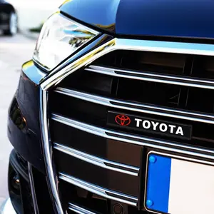 Toyota Car Decoration Light LED Front Grille Emblem Decor, Fits Toyota Models (camry, Corolla, Rav4), Custom Exterior Accessories