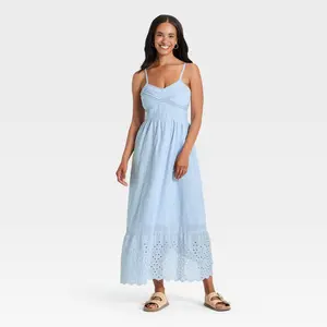 Women's Cami Midi Sundress - Universal Thread Light Blue XS