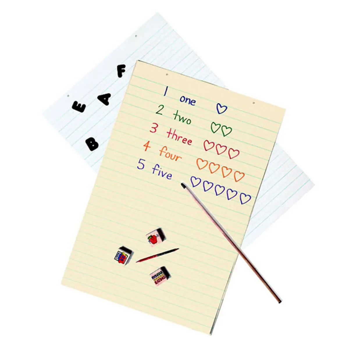 Pacon Corporation Manila Tag Chart Sheets, 1.5-in Rule, Punched Holes Hanging Office Paper for Computers & Office Stationery Supplies