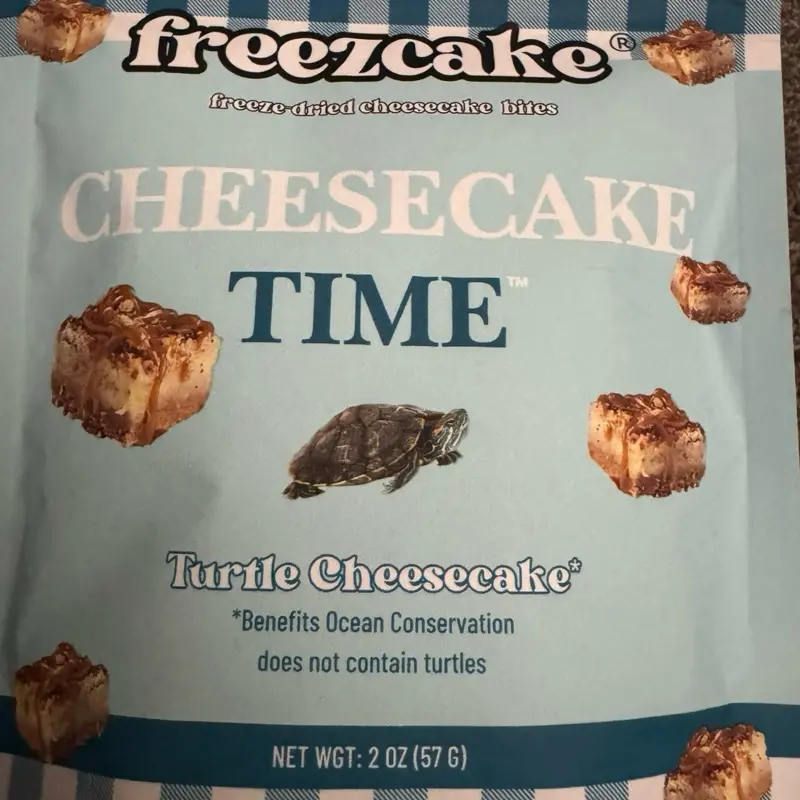 freezecake turtle cheesecake freeze dried cheesecake bites freezecake turtle cheesecake freeze dried cheesecake bites