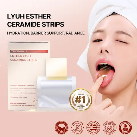 ESTHER FORMULA CERAMIDE STRIPS (15 strips)  Healthcare Fitness Beauty Natural Beauty Supplement Vitamin
