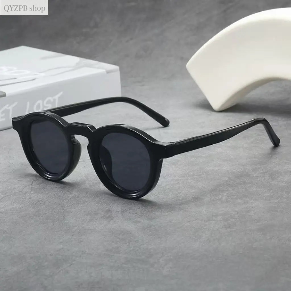 Retro Round Sunglasses for Men & Women, Trendy Vintage 1950s American Retro Style with Lightweight Frames & UV Blocking, Trendy Vintage Sunglasses, Uv Blocking Sunglasses
