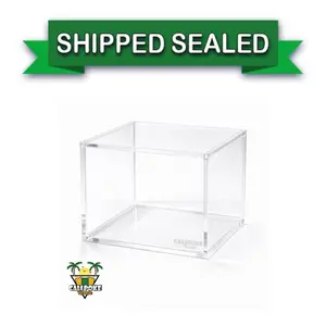 Acrylic Display Case for English Pokémon Booster Box with Magnet and 99.6% UV Protection