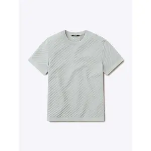 Riviera Knit Textured Tee | Metal Signature-Fit