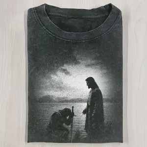 Jesus Appears to a Knight Vintage Shirt/ Sweatshirt