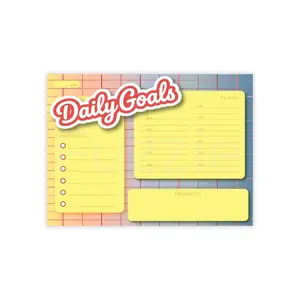 "DAILY GOALS" Post-it® Note Pads