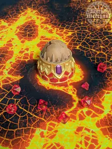 Dragon Blooded Half Dragon 3D Printed Dice Storage Box | Dice Vault | Dice Jail |  RPG Cosplay - Dungeons and Dragon DnD D&D Wargaming