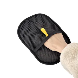 Pet Hair Remover Glove for Cats & Dogs – Grooming & Deshedding Glove – Pet Massage Cleaning Mitt – Reusable Pet Hair Removal Tool for Clothes, Sofa, Bed, Car – Dog & Cat Grooming Tool