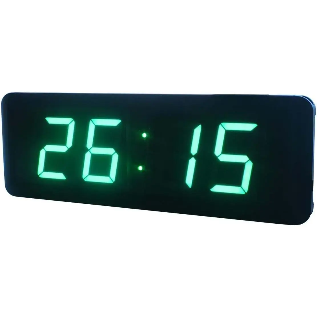 AZOOU 2.3 in. 4-Digit LED Electronic Stopwatch - 12VDC Sports & Outdoor Device with Countup, Countdown Timer (Minutes, Seconds), Decor Use, Regular Clock Support, 15m Visibility