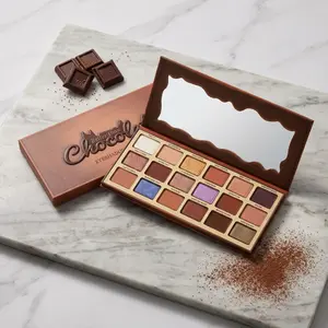 Matte Eyeshadow Palette Pro Pigmented Shimmer Glitter Eye Shadow Palette, Long Lasting Waterproof Dark Smokey Powder  Makeup Kit
