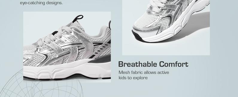 Dream Pairs Kids Shoes Boys Girls Sneakers Tennis Shoes Lace-up Unisex-Child LilLegends Lightweight Breathable Walking Shoes