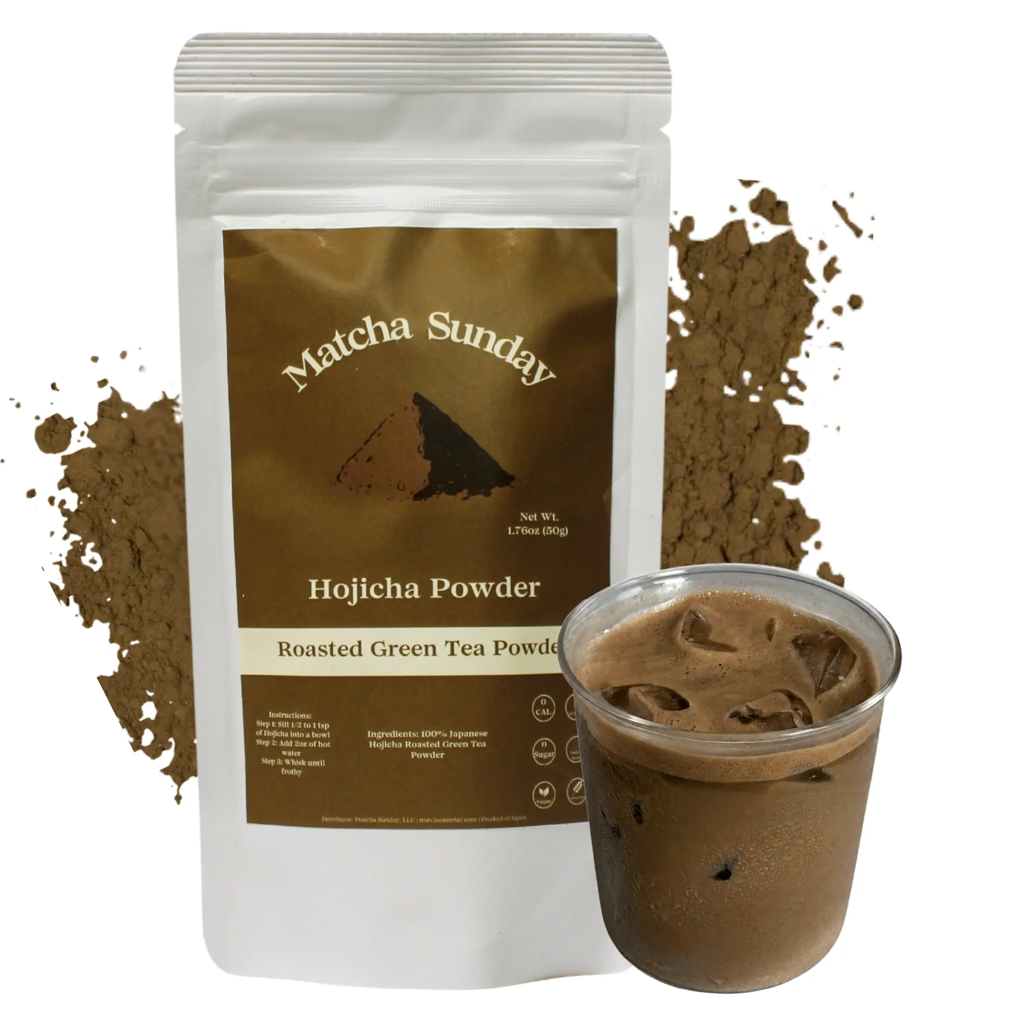 Matcha Sunday Hojicha Powder (50g bag) Matcha Sunday Hojicha Powder (50g bag)