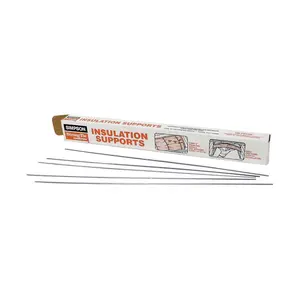 212 MAIN Simpson Strong-Tie 14 Ga Steel Insulation Support, 15.5x0.08 in. Flexible Heavy-Duty Steel, Mitered Tip, Spring Wire, Keeps Insulation Secure