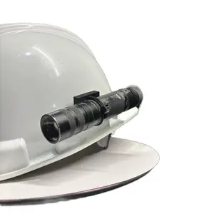 Flashlight Hardhat Tab Universal Small Mount for Hardhats Durable Easy Install Fits 1 Inch Diameter Flashlights Secure Fit