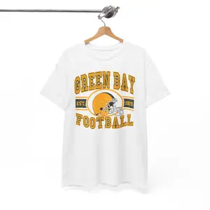 Green Bay Football Helmet Tee | Vintage Collegiate Sports Shirt