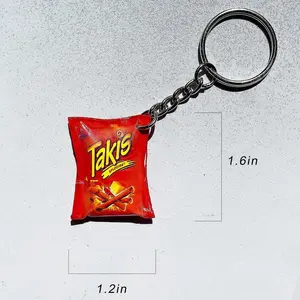 Handmade Resin Art Keychain | Takis Bag