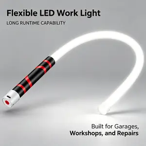 27" Flexible LED Work Light – Magnetic Bendable Inspection Light High Lumen Magnetic Inspection Light, Rechargeable 7-Hour Runtime, Hands-Free Repair Light for Car Engine, Mechanic, Off-Road,Summervibes Fathersdaygift