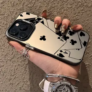 [Trending] Phone Case - Phone Case: Creative poker card phone case, suitable for Mode, compatible with Iphone 17 Air 16 Pro Max, suitable for Iphone 15 Pro Max/ 14/ 17 Air 16 Plus/ 15/ 13 Pro/ 12/ 11/ 7/ 8 Plus/ X/ Xr/ Xs Max etc