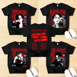 Kpop Boy Group Member T-Shirt, Ariang Tour Gift, World Tour Merch, Ariang Kpop