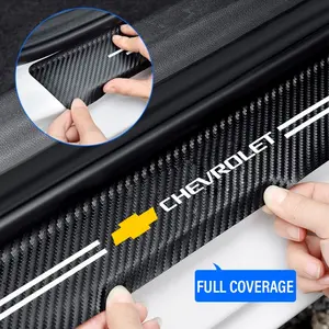 Car Threshold Protection Sticker, Anti-Scratch Scratch Guard, Welcome Mat Decorative Strip, Car Door Edge Modification Decal, Multipurpose Car Decal, Chevrolet Car Accessories