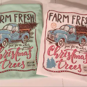 Mint Farm Fresh Christmas Tree Truck Shirts
