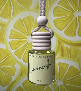 Limoncello Scented Car Freshener- Sweet Lemon Scent. Ambri•ance & Co. Product