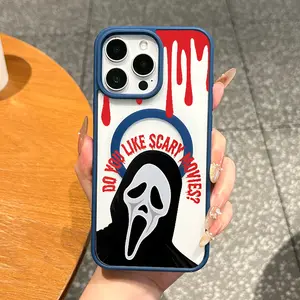 Premium Magnetic Case for iPhone11/12/13/14/15/16/17/promax Scary Movie Ghostface MagSafe Ready,Anti-Fall,Ultra-Thin Design|Perfect for Everyday Use