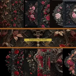 Scrapbook Paper Sheets Pack for Art Craft Paper Projects Perfect as Christmas Gifts DIY Decorative Background Paper