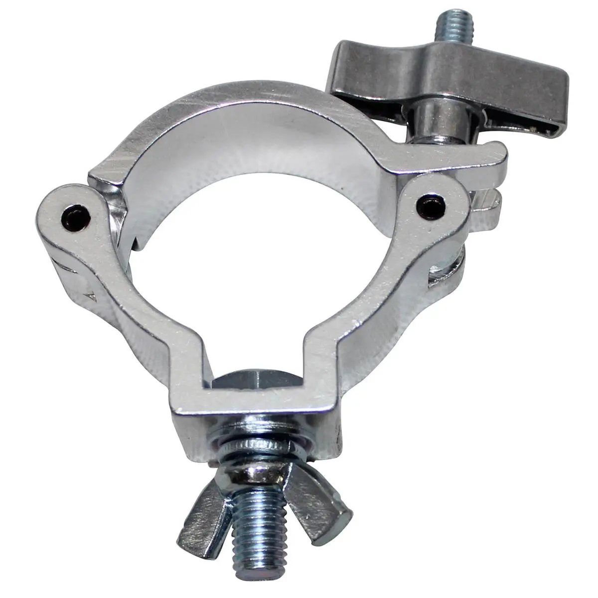 ProX T-C9H Single O-Shape Aluminum Clamp with Big Wing, 165lb Capacity for 2" Truss and 2" Pipe