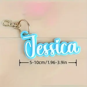 Personalized Monogram Keychain - Custom Initials 3D Acrylic & Metal Letter Hanger with Key Storage Box - Vibrant Color My Letter O Letter H for Women - Durable Personalized Jewelry Gift for Daily Use Accessories