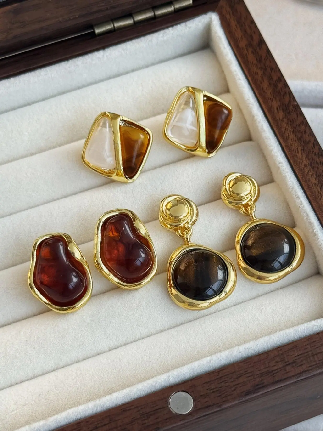 Vintage Elegant Geometric Design Dangle Earrings, Stud Earrings Jewelry, Fashion Jewelry for Party, Daily Clothing Decor, Trendy All-match & Exquisite Jewelry for Birthday Gift, Trendy Fashionable Accessories
