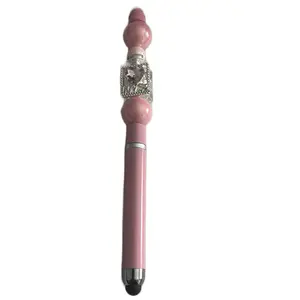 Perfume Bottles Customized Stylus Pen - Pink Design with Decorative Grip and Metal Tip