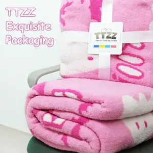 TTZZ Throw Blankets Lightweight Half-Velvet Soft Cozy Warm Blanket for Bed Sofa Travel, Newly Upgraded Half-Velvet Fabric for Halloween