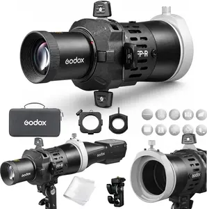 Godox FP-R-36 Flash Projector Mini, Round-Head GOBO Projection Attachment with 36° Lens for AD100Pro II, V1Pro, V1 Mid, V100, H200R and AD200Pro Round Flash Head