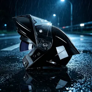 Dot Certified Motorcycle Helmet, Dual Lens Anti-Fog Design, Safety Gear for Riders, High-Quality Protection, Essential Riding Equipment