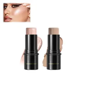 2Pcs Cream Contour Sticks,Shades with Highlighter & Bronzers ,Non-greasy and Waterproof Contouring Pen(3#+8#) Makeup Cosmetic