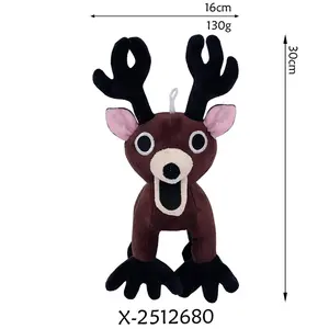 NEW 99 Nights In The Forest Monster DEER Plushie Cartoon Milu Deer Stuffed Doll Game Peripherals Pillow Decor Toy Fans Gift