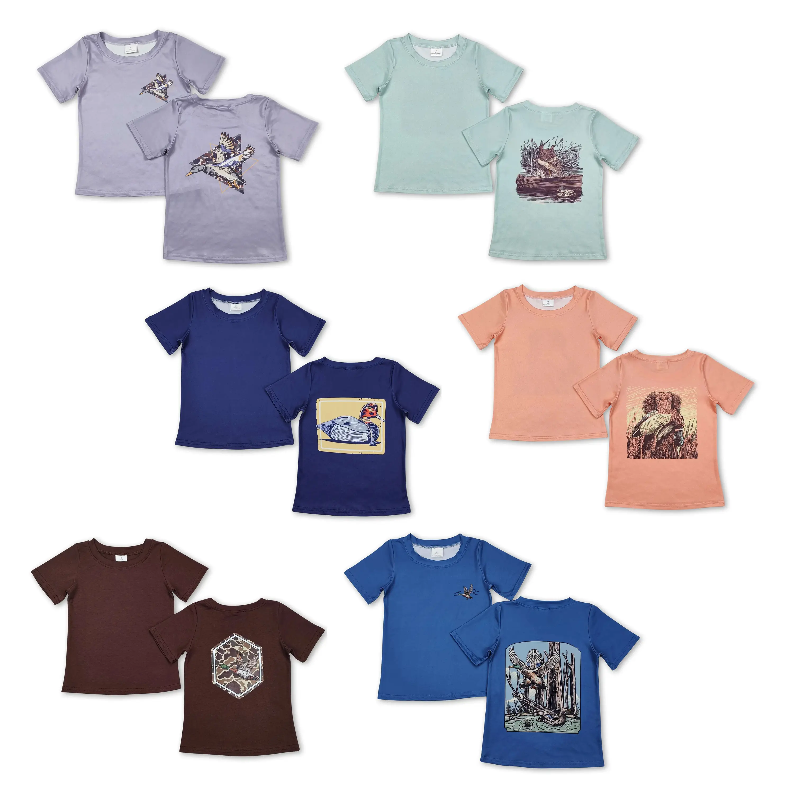 Boy Summer Tshirt Mallard Hunting Clothes Boy Summer Clothes