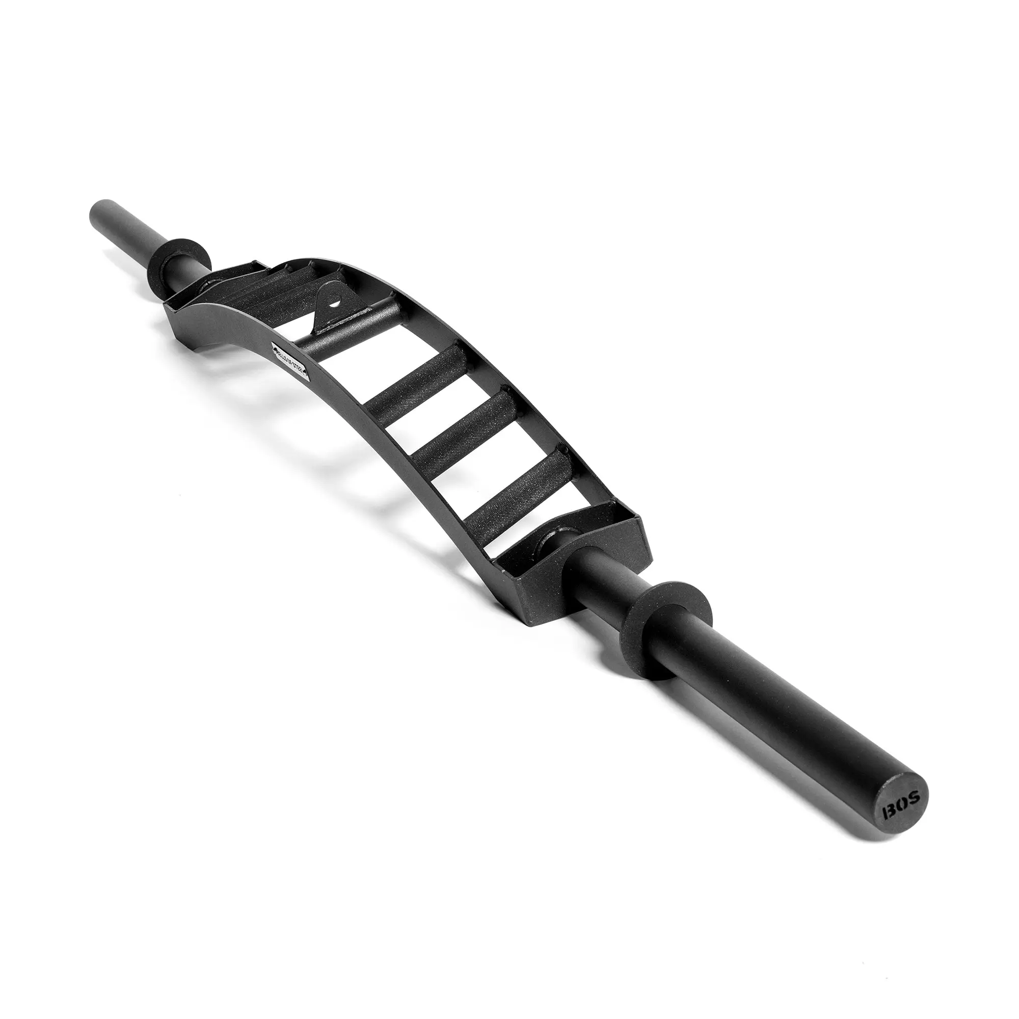 Bells of Steel Arch Nemesis Swiss Bar, Knurled Steel Bar with Cambered Shape for Resistance Training, Eases Strain on Shoulders, 600lb Capacity, Multi Grip, Powder Coated
