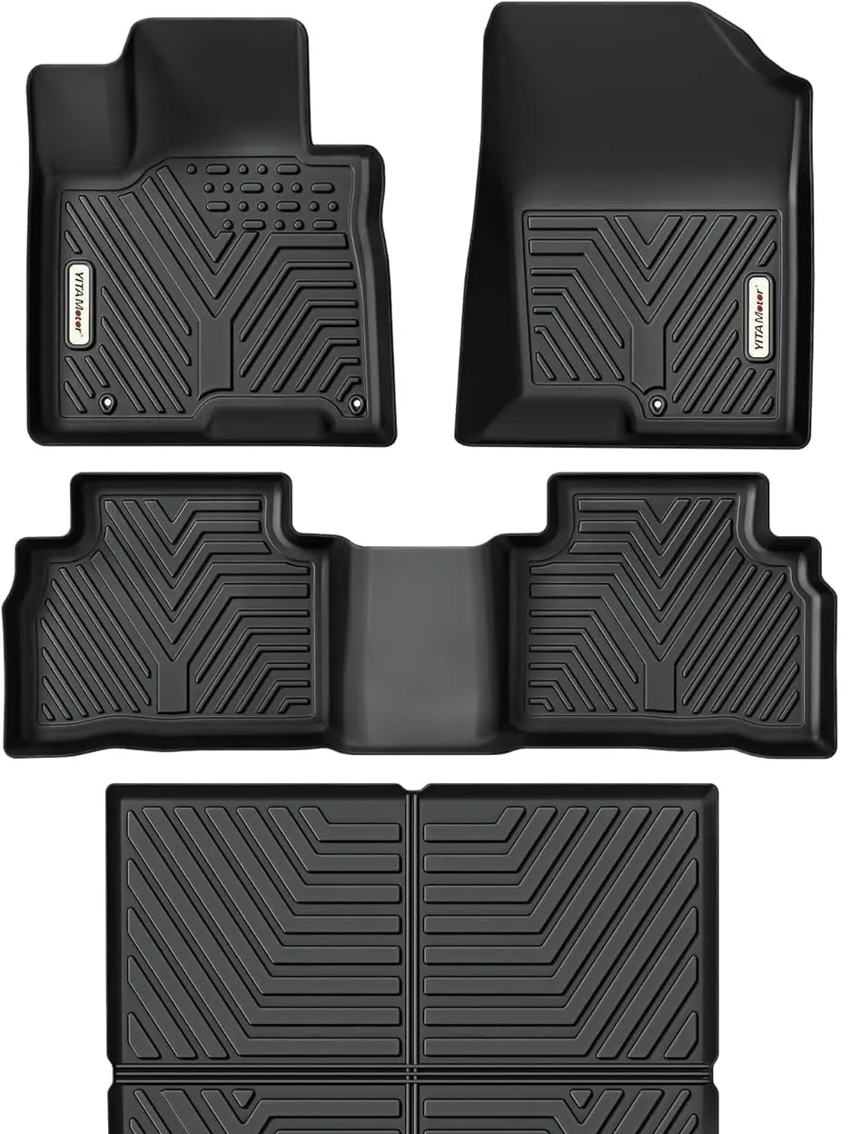 YITAMOTOR Floor Mats for 2022-2025 Hyundai Tucson(NOT for Hybrid) & Trunk Mat Full Set Hyundai Tucson Accessories, Black