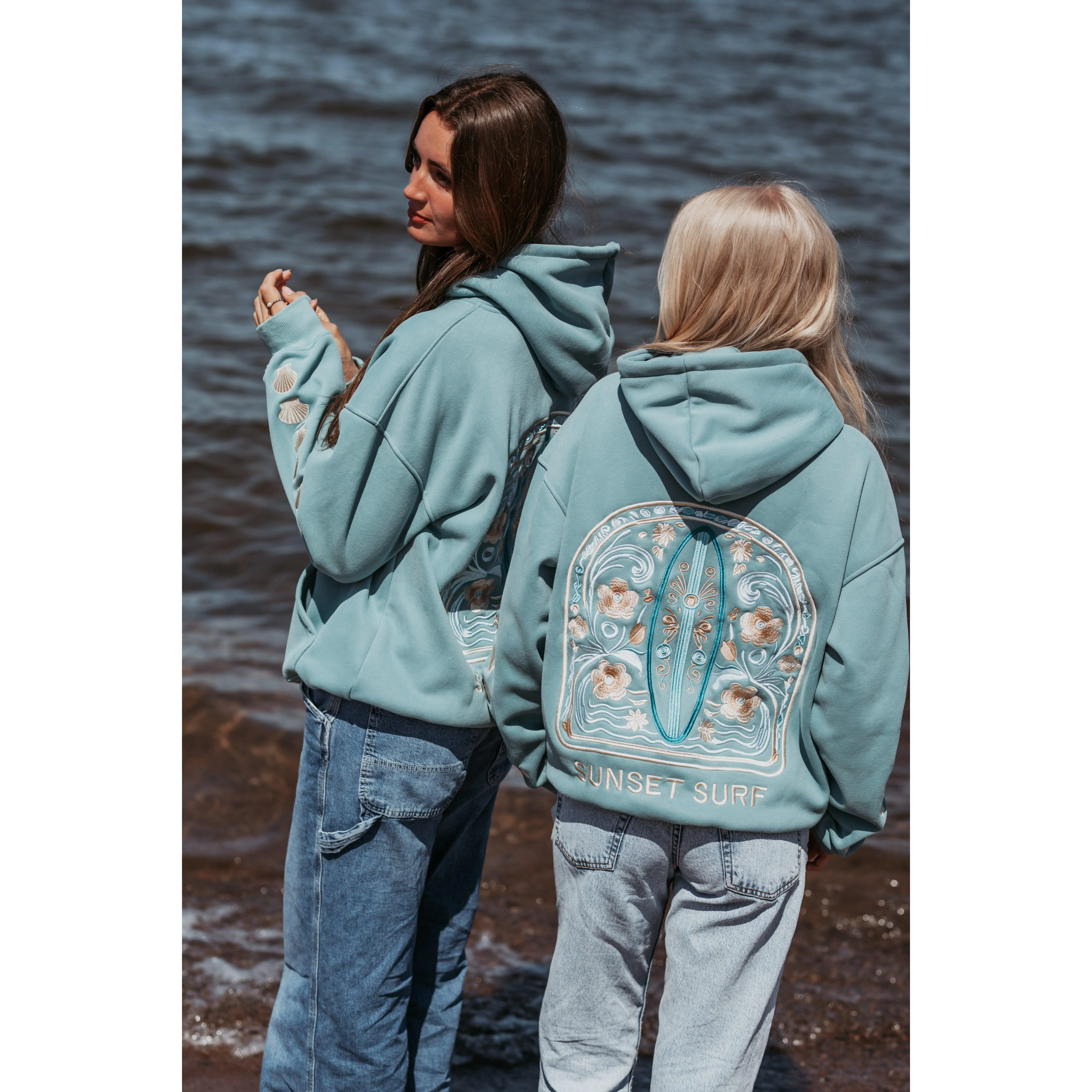 Coastal Bloom Hoodie
