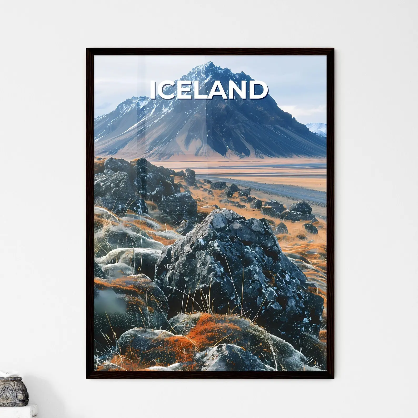 Iceland Travel Destination Fine Art Photography Nature Rocks Painting Landscape Mountain Art Travel Destinations Customizable