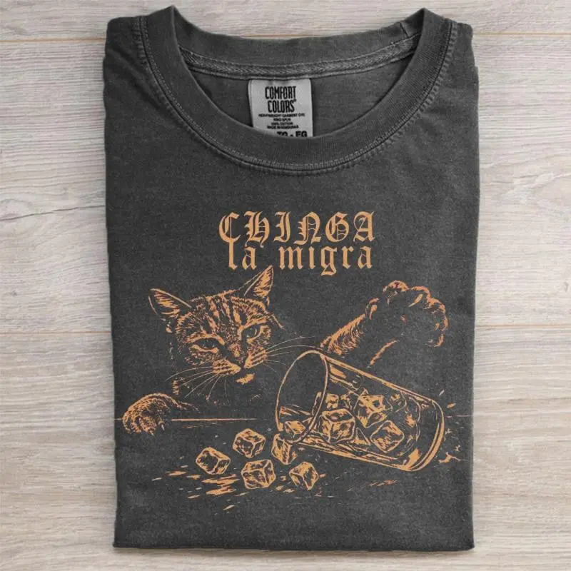 Comfort Colors Chinga La Migra T-shirt, Protest Graphic Tee, Unisex Gift 8
