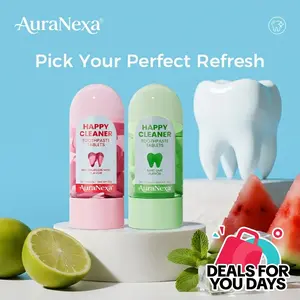 AuraNexa Solid Toothpaste – Fluoride-Free, Eco-Friendly, Portable, Long-Lasting Fresh Breath | Natural Oral Care #dealsforyoudays#Summervibes